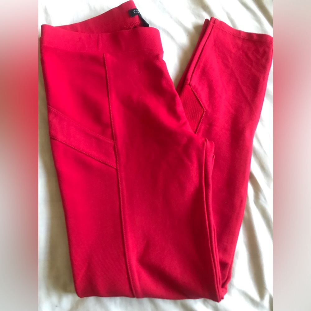 CI SONO , Red Leggings, size L , women’s long leg bottom
